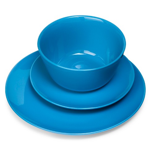 Coupe 12pc Dinnerware Set Blue Room Essentials