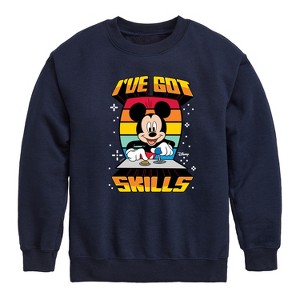 Boys' - Disney - Mickey & Friends Graphic Long Sleeve Fleece Sweatshirt - 1 of 4