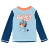Bluey Raglan Rash Guard and Swim Trunks UPF 50+ Outfit Set Toddler - 2 of 4