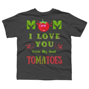 Boy's Design By Humans Mom I Love You From My Head Tomatoes By Wortex T-Shirt - 1 of 2