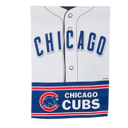Chicago Cubs Two Sided Jersey Garden Flag Target