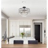 Elegant Lighting Mila 18 inch flush mount in black - 2 of 4