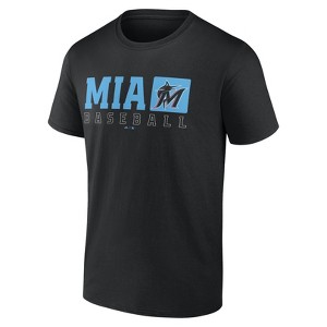 MLB Miami Marlins Men's Short Sleeve Core T-Shirt - 1 of 4