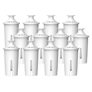 Waterdrop Replacement for Brita Filters, Pitchers, Dispensers, Brita Classic OB03, Mavea 107007, NSF Certified, 12 Packs - 1 of 4