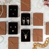 Juvale 12 Pack Small Jewelry Gift Boxes with Lids for Necklaces, Earrings, Bracelets, Brown, 3.7x2.9x1.3 in - 2 of 4