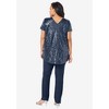 Roaman's Women's Plus Size Sequin Tunic & Pant Set - image 3 of 4