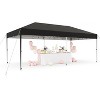Pop-Up Canopy, Foldable Outdoor Sunshade Shelter, One-Push Setup Tent for Events, Parties, Camping and Commercia - 2 of 4