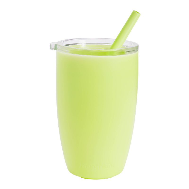 Munchkin 10oz Simple Clean Straw Tumbler Cup for Toddlers - Green, 1 of 7