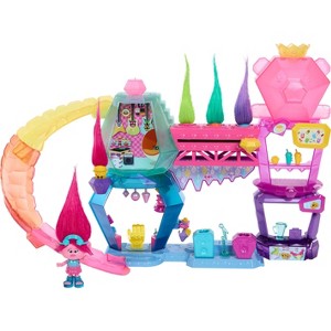 DreamWorks Trolls Band Together Mount Rageous Playset with Queen Poppy Small Doll & 25+ Accessories - 1 of 4