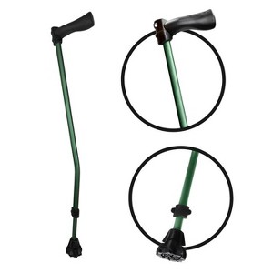 Luupatchy Cyclone Cane - Lightweight All-Terrain Walking Aid for Hiking & Travel, Adjustable, Waterproof, V-Tec Grip for Comfort & Stability - 1 of 4