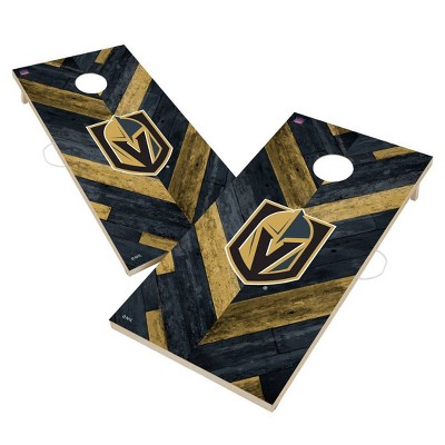 NHL Vegas Golden Knights 2'x4' Solid Wood Cornhole Board