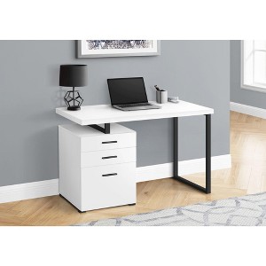 NicBex Modern Home Office Desks with Storage Drawers Writing Desk Computer Desk Office Desk for Home, Office - 1 of 4