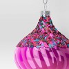 Christmas Swirl Onion Hot Pink Ornament - Wondershop™ - 3 of 3