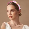Unique Bargains Gilr's Classic Flower Headbands 5.51"x4.72"x1.34" 1 Pc - 2 of 3