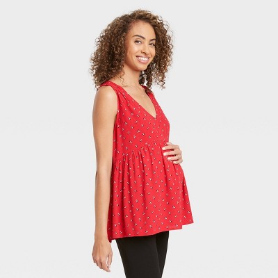 smocked maternity top