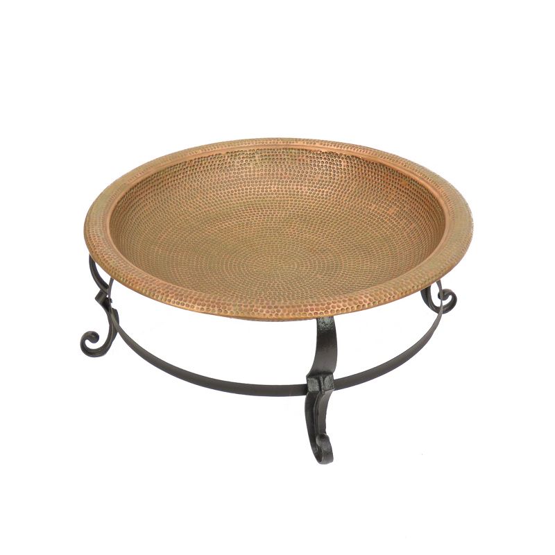 32" Round Copper Outdoor Fire Pit - National Tree Company, 4 of 6