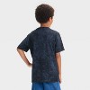 Boys' Glow In The Dark Gengar Short Sleeve Graphic T-Shirt - Black - 3 of 4