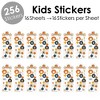 Big Dot of Happiness Pumpkin Patch - Fall, Halloween or Thanksgiving Party  Favor Kids Stickers - 16 Sheets - 256 Stickers