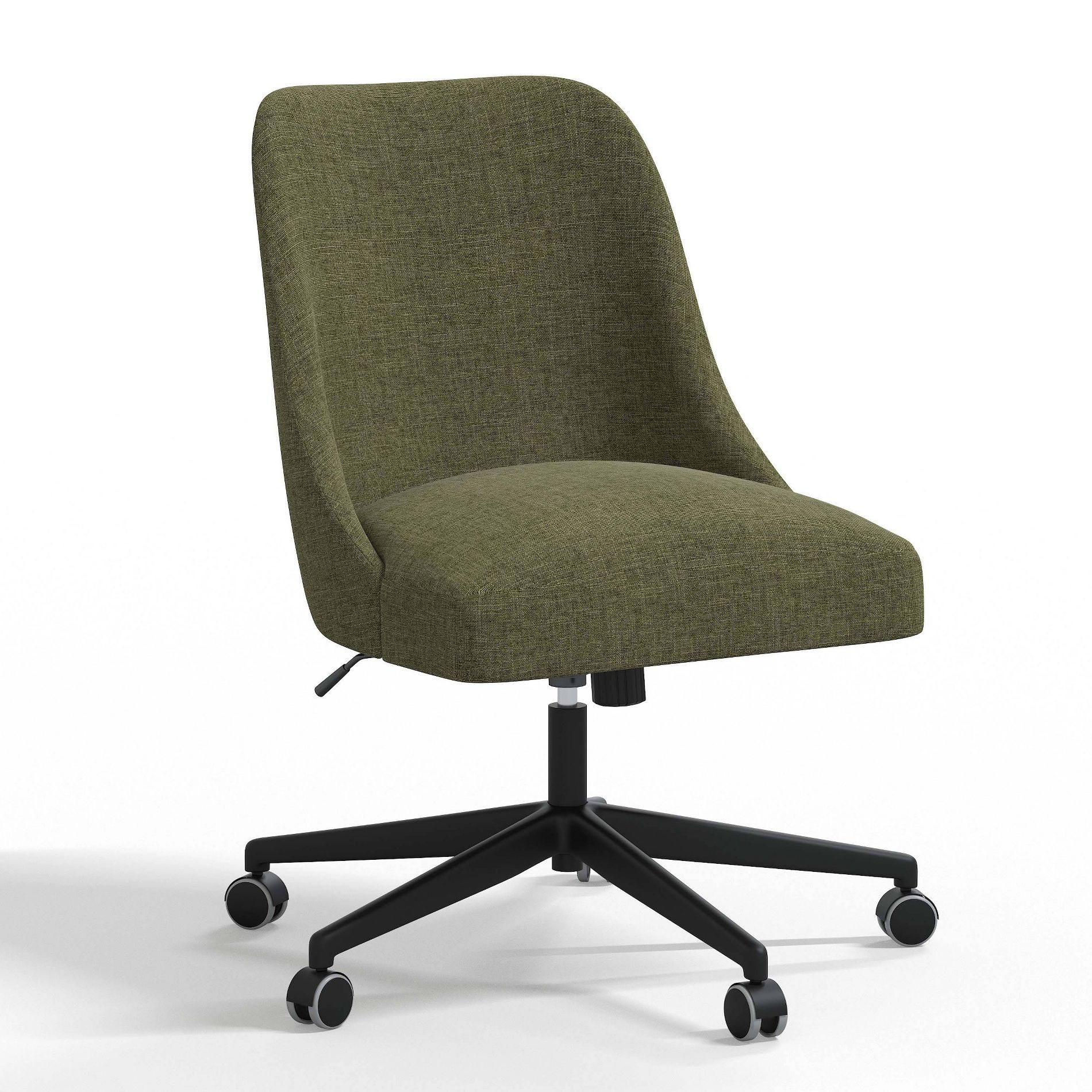 Bria Office Chair Zuma Laurel - Threshold™: Armless, Adjustable Height, Swivel, Upholstered Desk Chair