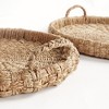 Plum & Post Sawyer Round Trays With Handles, Natural Mendong Rattan, 2pc - 4 of 4