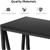 Garvee Console Table, 2-Tier Entryway Table with Storage, 43" Narrow Sofa Table with V Design, Industrial Console Table - 3 of 4