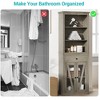 Tall Storage Cabinet,Bookcase with Adjustable Shelves, Farmhouse Cabinet for Living Room, Bathroom, Grey - 4 of 4