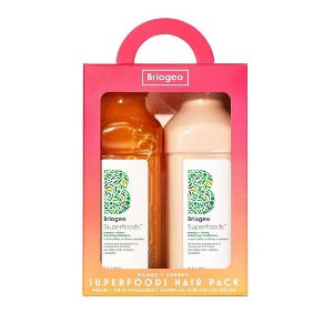 Briogeo Hair Care Briogeo Superfoods Mango + Cherry Superfoods Hair Pack Shampoo + Conditioner - 25 fl oz - Ulta Beauty - 1 of 4