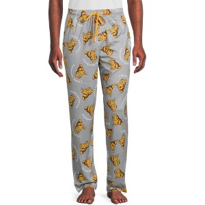Seven Times Six Garfield Men’s Sleep Bottoms I Hate Mondays Graphic Lounge Pajama Pants - 1 of 4