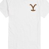 Men's - Yellowstone - Brown Y Logo Short Sleeve Graphic T-Shirt - 3 of 4