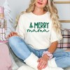 Simply Sage Market Women's Merry Mama Tree Short Sleeve Garment Dyed Tee - 2 of 4