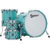 Premier Genista Maple 4-Piece Shell Pack With 22" Bass Drum Pistachio - 3 of 4