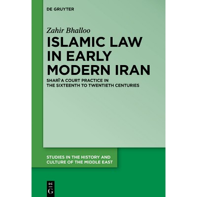 Islamic Law in Early Modern Iran - (Studies in the History and Culture of the Middle East) by  Zahir Bhalloo (Hardcover)