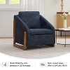 KTMBDW Chenille Armchair, Accent Chairs for Living Room & Bedroom Modern Lounge Chair, Upholstered Mid-Century Reading Chair - 4 of 4