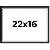 PosterPalooza | Flat Silver Picture Frame - UV Acrylic, Backing Board, Hanging Hardware Included - 2 of 4