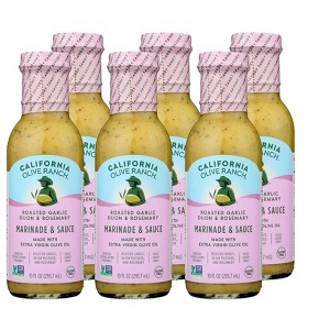 California Olive Ranch Roasted Garlic Dijon & Rosemary Marinade & Sauce - Case of 6/10 oz - 1 of 4