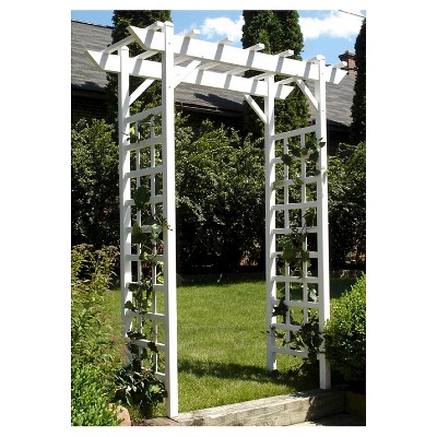 White 96 H Dura-Trel Belmont Arbor White 96 H Dura-Trel Belmont Arbor