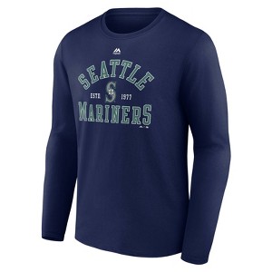 MLB Seattle Mariners Men's Long Sleeve Core T-Shirt - 1 of 2