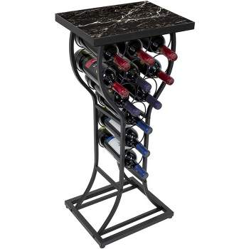Sorbus 11 Bottle Marble Wine Rack Console Table