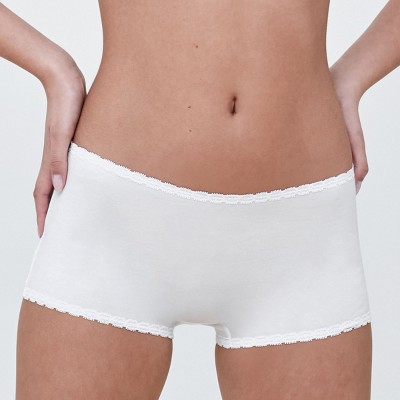 Skarlett Blue Women's Adorned Cotton Boyshort 375211