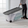 Sterilite Plastic Stackable Storage Container Bin Box Tote with Grey Latching Lid Organizing Solution for Home & Classroom - 4 of 4