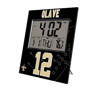 NFL New Orleans Saints Players Game Tactic Wall Clock - 1 of 3