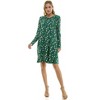 Harlow & Rose Womens Long Sleeve Christmas Print Dress - 4 of 4