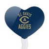 UC Davis Aggies Logo Heart Love Cupcake Picks Toppers Decoration Set of 6 - 2 of 4