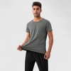 Anna-Kaci Active Men's Short Sleeve Performance T-Shirt with Breathable Mesh Fabric and Relaxed Athletic Fit - 3 of 4
