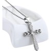 Clotth Sterling Silver Cross Necklace for Women - 925 Silver Choker with Cubic Zirconia,Faith-Based Accessory for Wedding,Birthday - 2 of 4