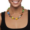 Ross-Simons Italian Multicolored Murano Glass Bead Necklace in 18kt Gold Over Sterling - 2 of 4
