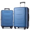 Expandable Spinner Wheel 2 Piece Luggage Set, ABS Lightweight Checked Luggage Suitcase With TSA Lock 20inch+24inch-Cuddlewood - 3 of 4