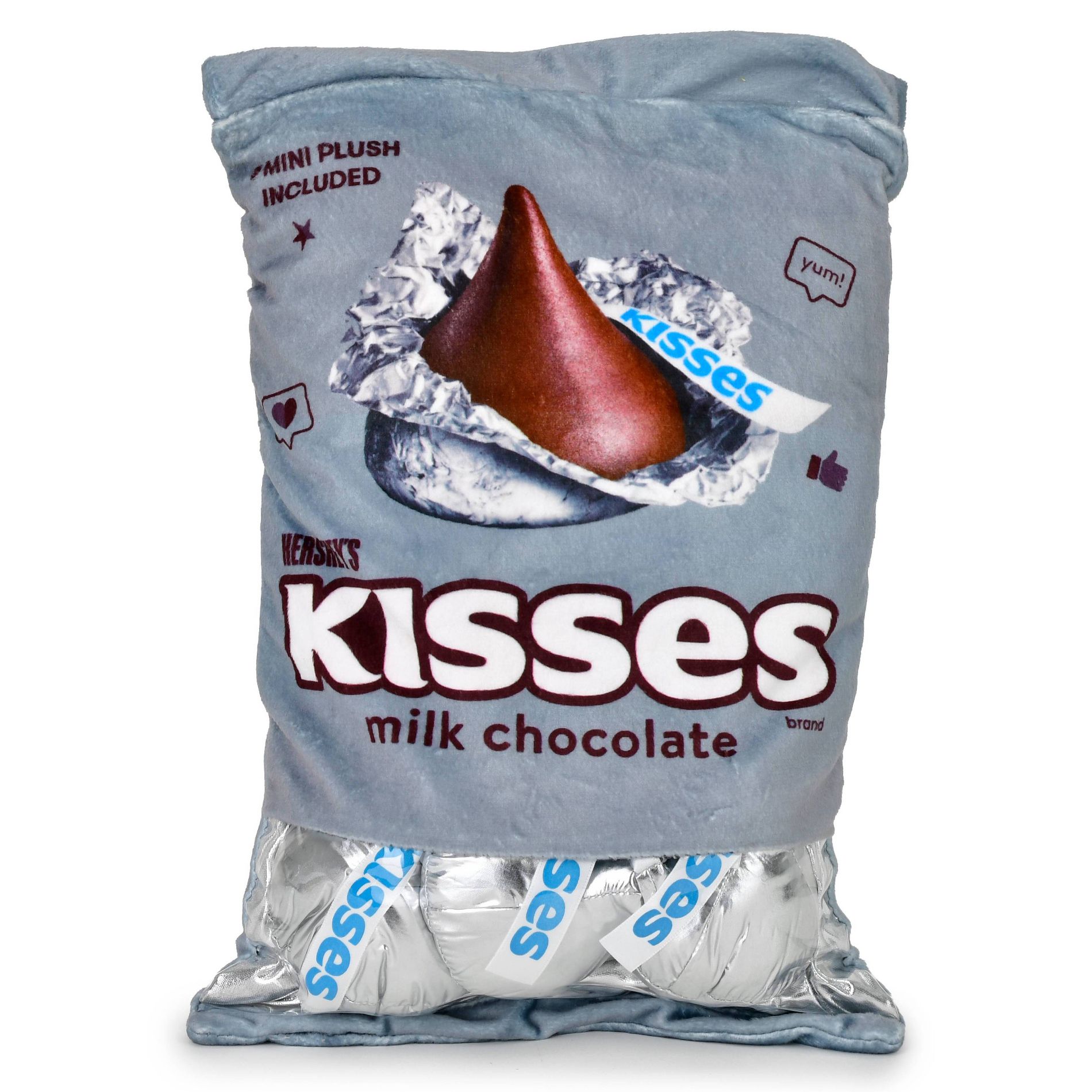 Iscream Hershey's Kisses Plush: Stuffed Toy, Polyester, Food Theme, 9'' Height