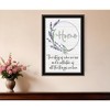 HomeRoots Home a Circle of Love Black Framed Print Wall Art - 2 of 3