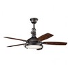 Kichler Lighting Hatteras Bay 1 - Light Ceiling Fan in  Anvil Iron - 4 of 4